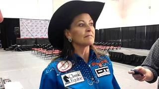 Pt 2/2 Lisa Lockhart round 9 NFR '11 Barrel Racing