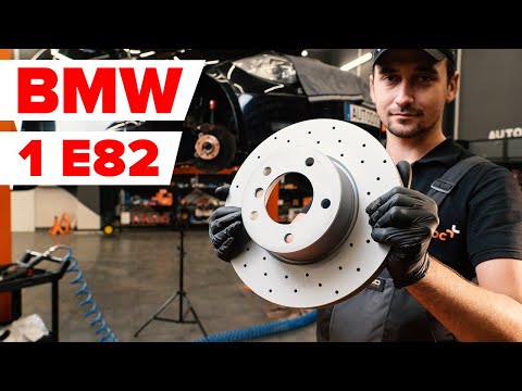 How to change front brake discs on BMW 1 Series E82 [TUTORIAL AUTODOC]