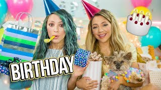 Opposite Twins Birthday Gift Exchange! Niki and Gabi