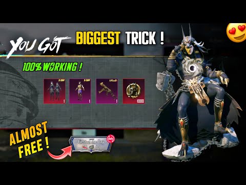 😱 100% UNLOCK | PHARAOH X SUIT TRICK |NEW X SUIT CRATE OPENING TRICK | How To Get Free X Suit Bgmi