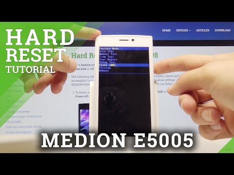 HARD RESET MEDION E5005 - Factory Mode / Format