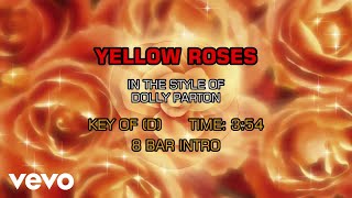 Dolly Parton - Yellow Roses (Karaoke)