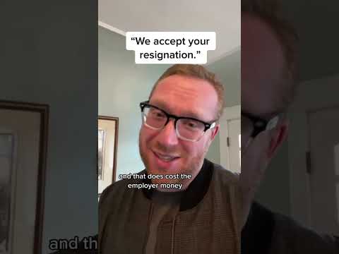 “We Accept Your Resignation”