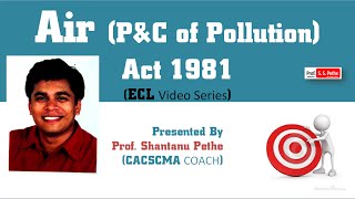 ECL   Air (Prevention & Control of Pollution) Act 1981
