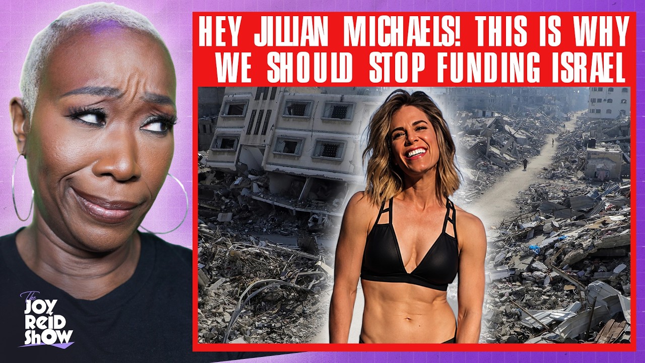 Joy Schools Fitness MAGA Jillian Michaels on Defunding Israel | The Joy Reid Show