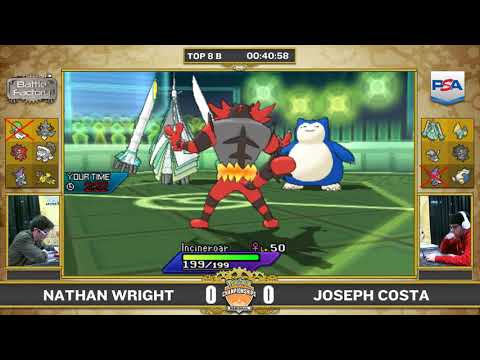 Pokémon Regional Championships - VGC Masters Top 8 B - Joseph Costagliola vs Nathan Wright