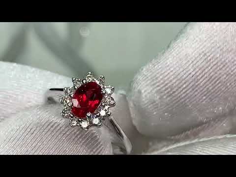 Arissa Ruby & Diamond Ring. Now on sale at $1,699!! Choice of 18k White/Yellow/Rose Gold.