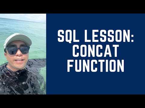 Sql Lesson Concat Function Datawithluis