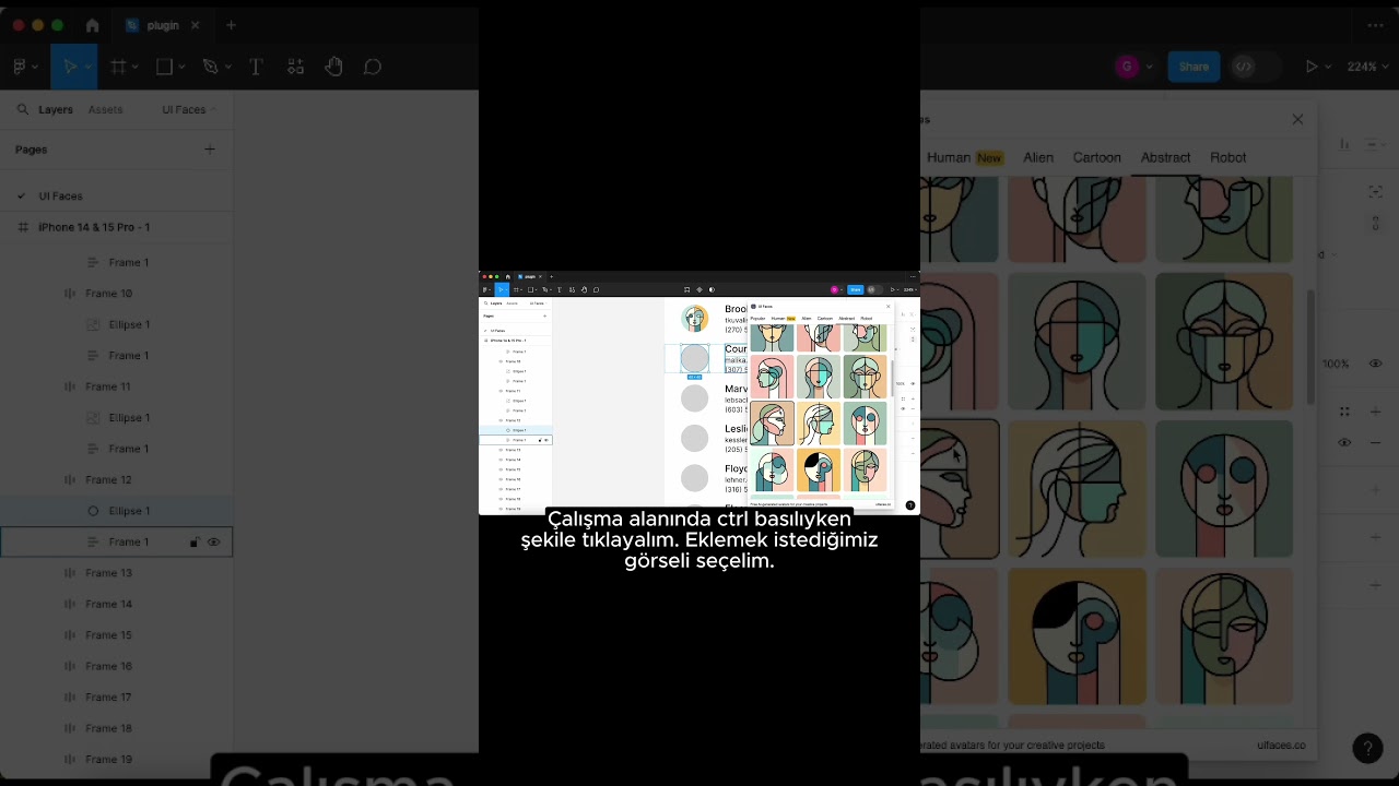 Figma Plugin Series | UI Faces #figma #image #plugin