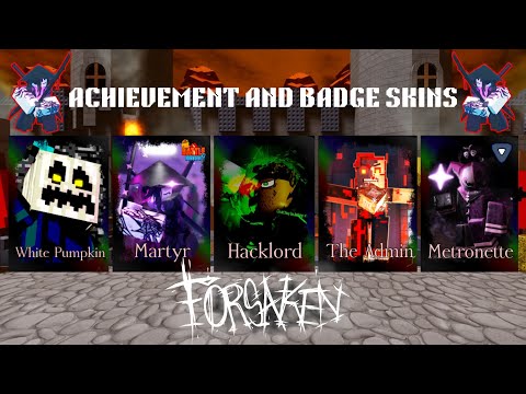 Server Wiping With ACHIEVEMENT AND BADGE KILLER SKINS (Forsaken)