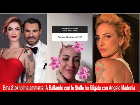Ema Stokholma ammette: A Ballando con le Stelle ho litigato con Angelo Madonia