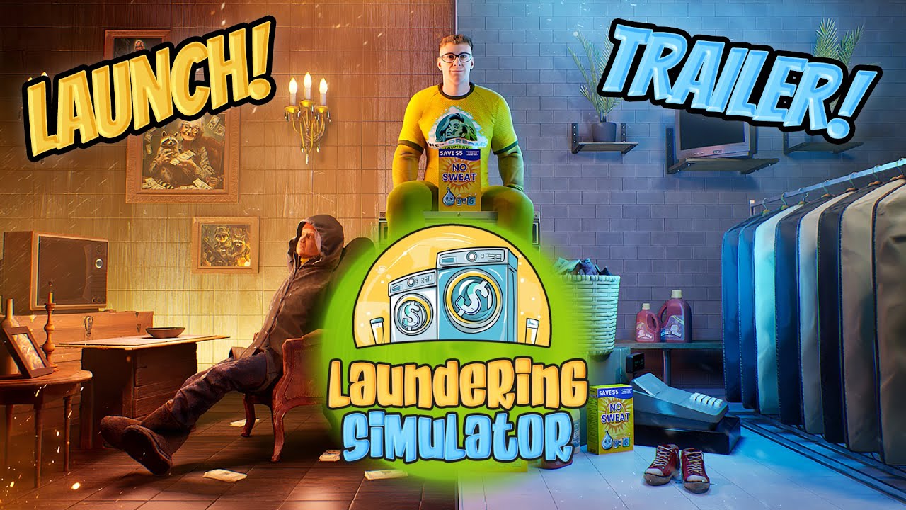Laundering Simulator - Launch Trailer