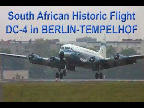 SAA DC 4 ZS-BMH in BERLIN TEMPELHOF 1996  - Part 1