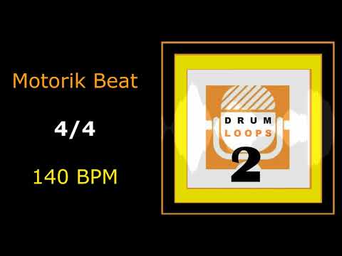 Motorik Beat  | Krautrock Drum Loop | 140 bpm
