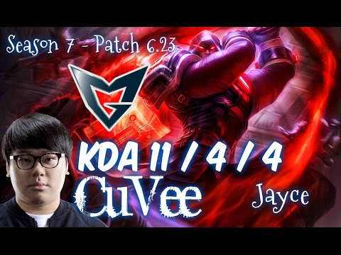 SSG CuVee JAYCE vs POPPY Top - Patch 6.23 KR Ranked