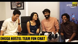 ஏலே என்ன அப்படி பாக்குற - Engga Hostel Web Series Team Fun Chat | HD video