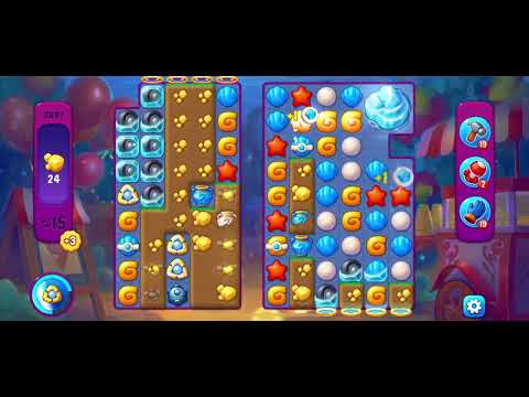 Fishdom 2897 -Super Hard Level (17+3 Moves)