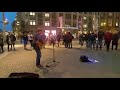 Amazing street singer - U2 cover - U2 with or without you