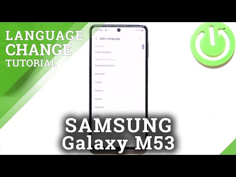 How to Change System Language on SAMSUNG Galaxy M53 - Set Up System Language
