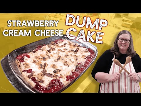 Dump and Delight: Strawberry Cream Cheese Dump Cake Made Simple!