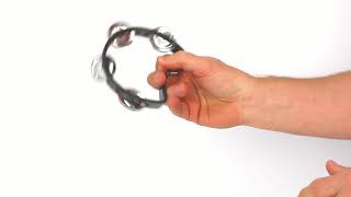 Video thumbnail for A-Star Mini Tambourine - Black by Normans Musical Instruments