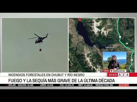 🔥 INCENDIOS FORESTALES  EN CHUBUT Y RÍO NEGRO: FUEGO Y LA SEQUÍA MÁS GRAVE DE LA ÚLTIMA DÉCADA
