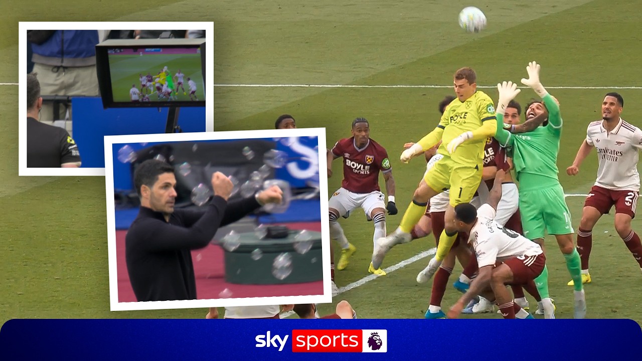 A TITLE-DEFINING VAR MOMENT? 🤯 | West Ham's disallowed equaliser against Arsenal IN FULL