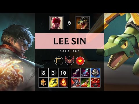 Lee Sin Top vs Renekton: Dominating - VN Grandmaster Patch 25.S1.1