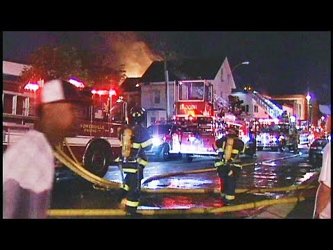 Cross St. Somerville 4 alarm fire   7/11/2003..