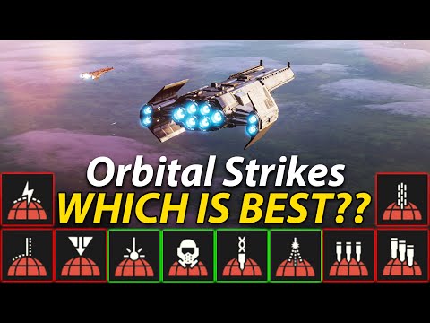 Ranking ALL 11 Orbital Stratagems!!! Which is Best? / Orbital Tier List! | Helldivers 2