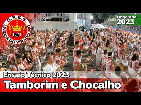 Viradouro 2023 | Tamborins e Chocalhos - Ensaio Técnico | Samba ao vivo - #ET23