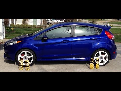 How to install Mountune Sport Lowering Springs on a Fiesta ST