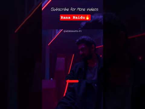 Rana Naidu s2 #webseries #shortsvideo