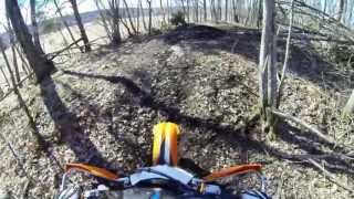 preview picture of video 'Enduro at Bälinge 20130420'