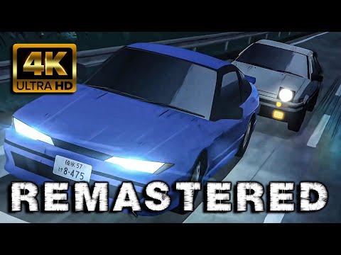 [4K] Initial D: Legend - Sil80 vs AE86 Remastered [AMV]