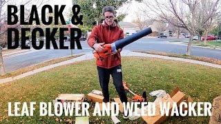 Black & Decker Leaf Blower and Weed Trimmer Review