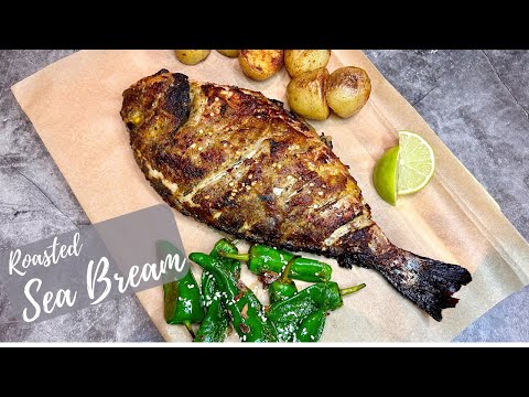 Easy Oven-Baked Sea Bream Recipe || Whole Fish Roast in Oven || Grilled Fish Recipe