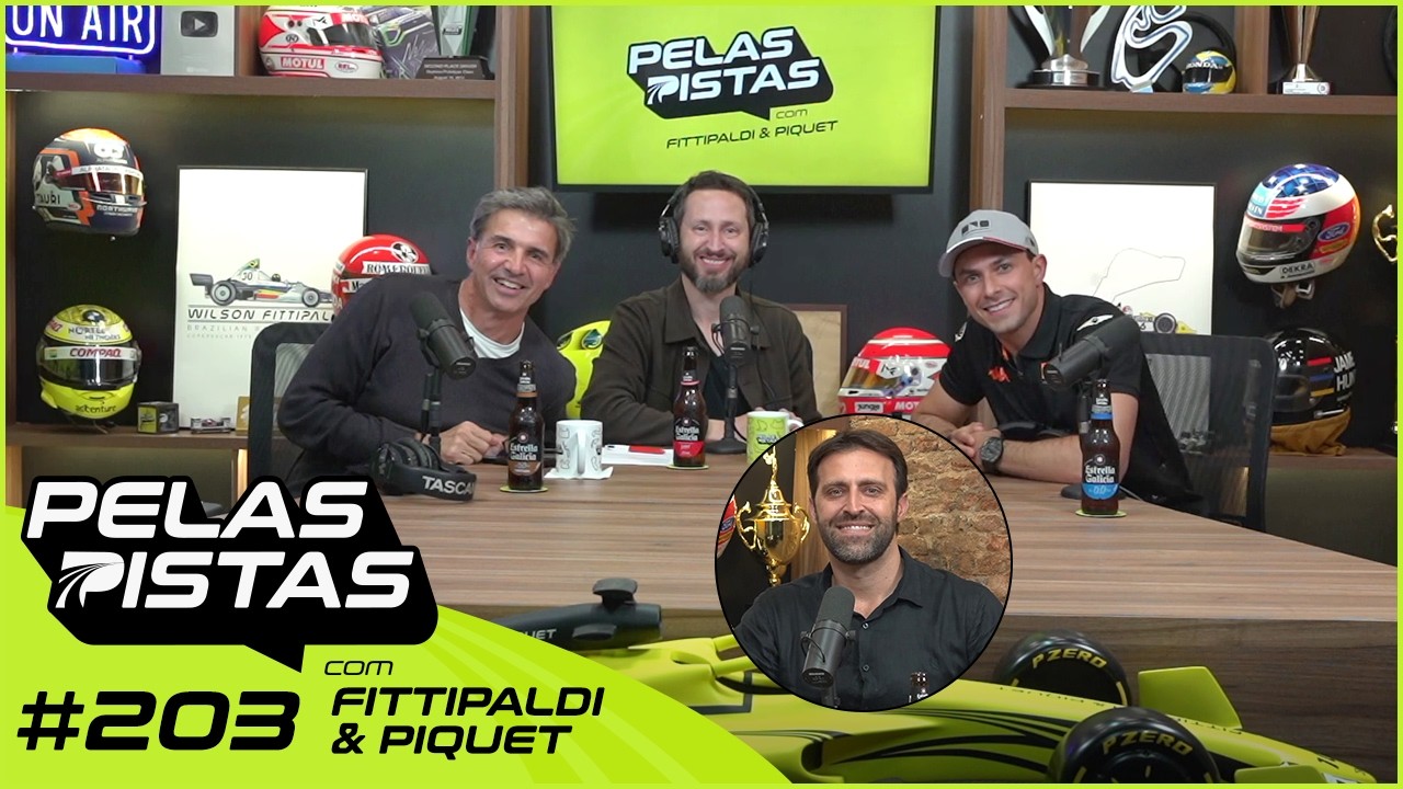 GP de Silverstone,  F2, Indy NXT, WEC, Entrevista Pipo Derani e Átila Abreu  #PelasPistasPodcast 203