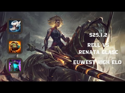 Champion Matchup : Rell (Support) vs Renata Glasc (Support) - Patch: S25.1.2