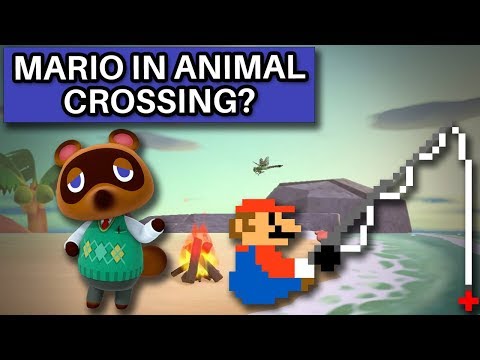 A Neat Animal Crossing Themed Level in Super Mario Maker 2