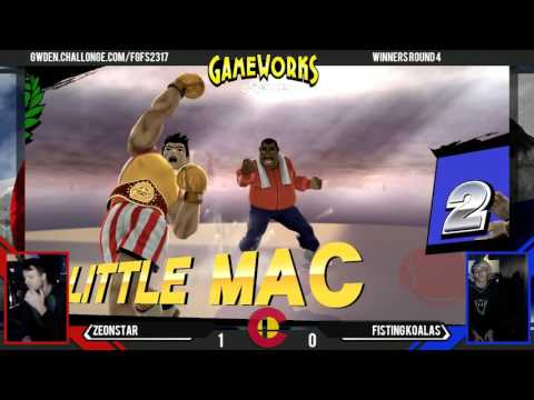 ZeonStar (Little Mac) Vs. Fisting Koalas (Fox) - WR4