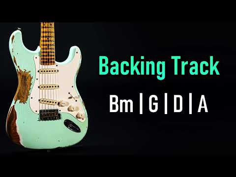 Rock Pop BACKING TRACK B Minor | Bm G D A | 95 BPM | Guitar Backing Track