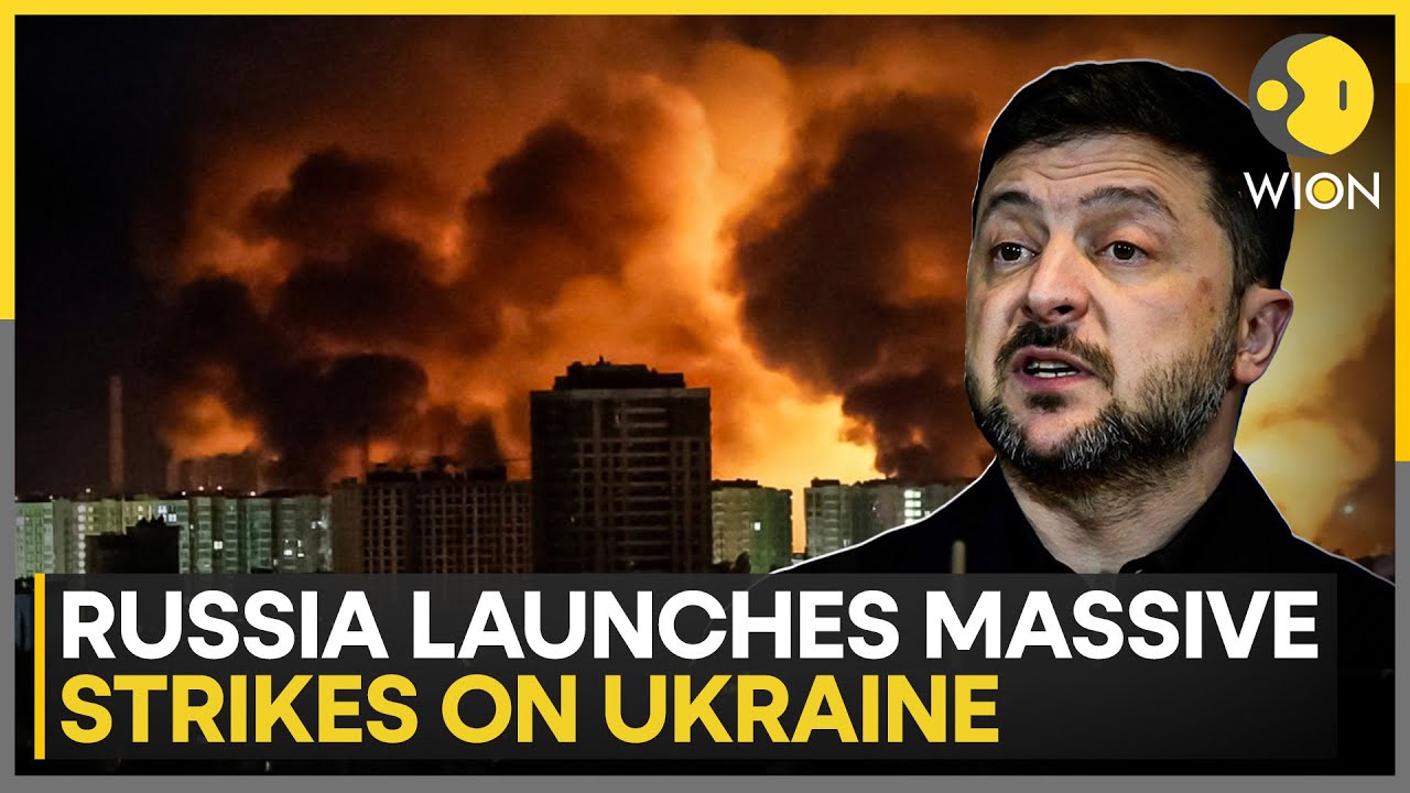 Russia Launches Missiles and Drones on Ukraine, Power Outages Hit Key Regions | WION