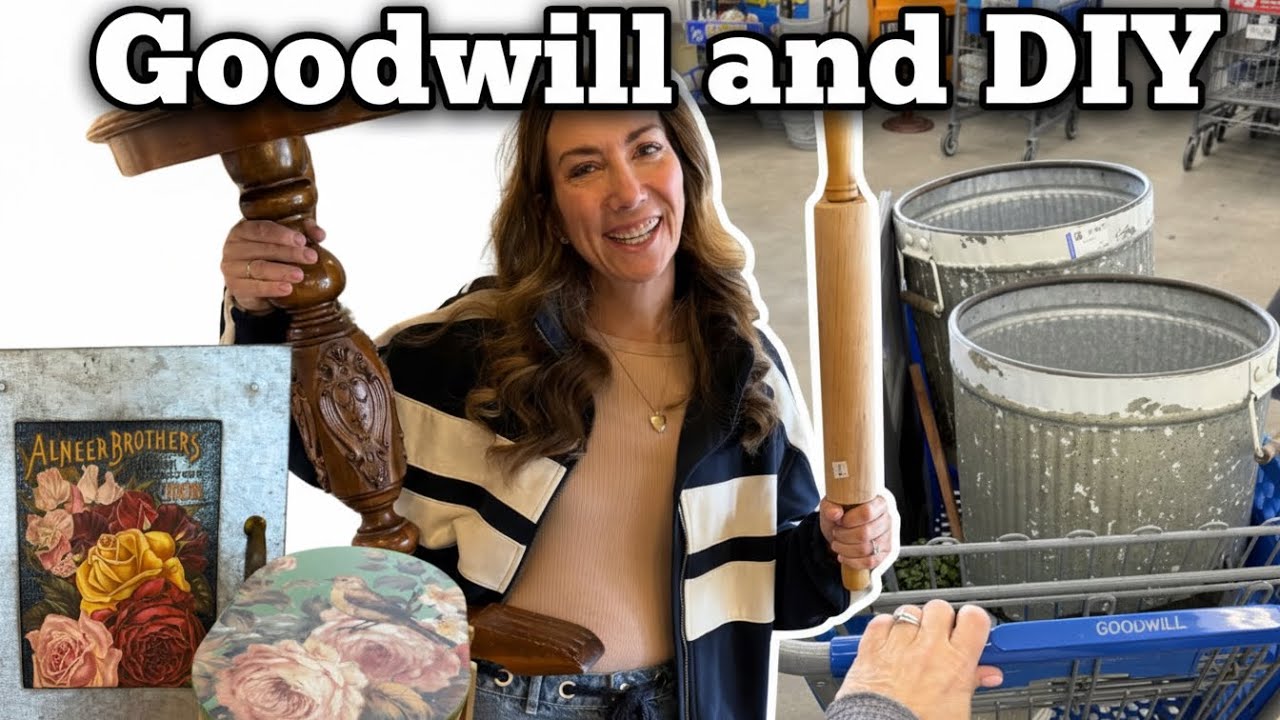 3 thrift stores over 4 carts of vintage goodness Goodwill Thrift Haul → DIY Flips Resell 4 PROFIT 💰