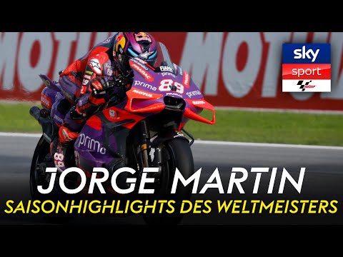 Jorge Martin - von Katar bis Barcelona 🏆 Die Highlights seiner Weltmeister-Saison 2024 🏍️🏁