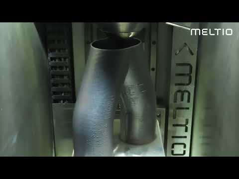 3D Printed Metal Y Pipe for the Automotive Industry - Meltio M450