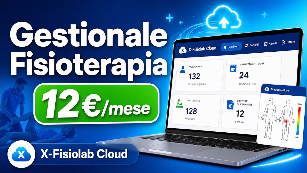 Gestionale fisioterapia X-Fisiolab Cloud software per fisioterapisti