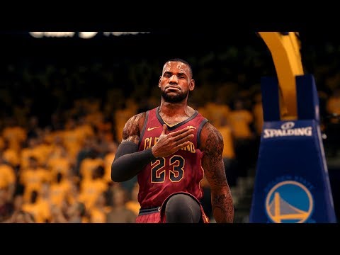 NBA LIVE 18 - CAVS vs WARRIORS Gameplay + Finals Presentation