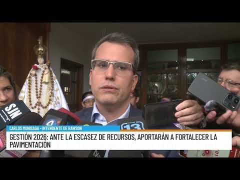 Plan de obras y gestión de recursos en Rawson - Carlos Munisaga, intendente