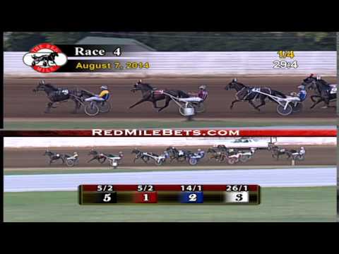 Red Mile Racetrack Race 4 08-07-14